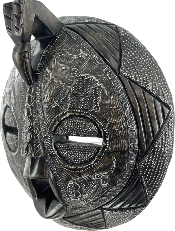 Beaded Ashanti Baluba Kingdom Mask - Image 9