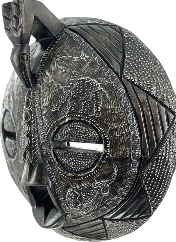 Beaded Ashanti Baluba Kingdom Mask - Image 11